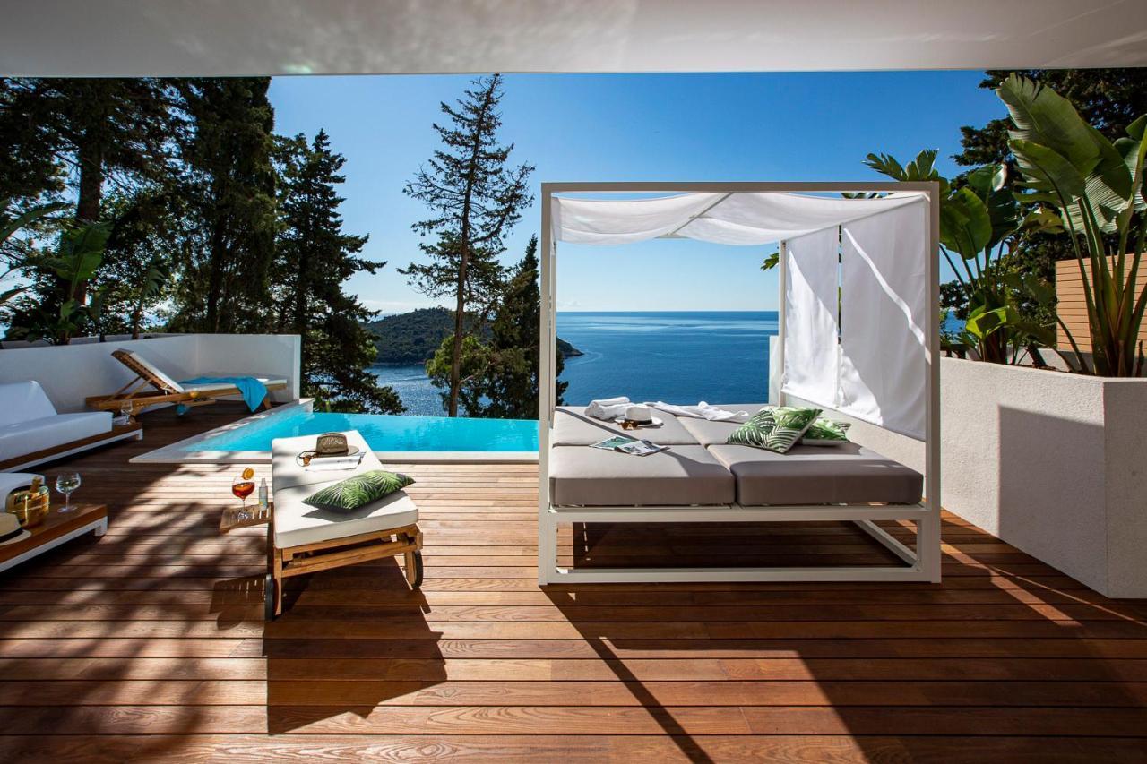 Villa T Dubrovnik - Wellness And Spa Luxury Villa With Spectacular Old Town View エクステリア 写真