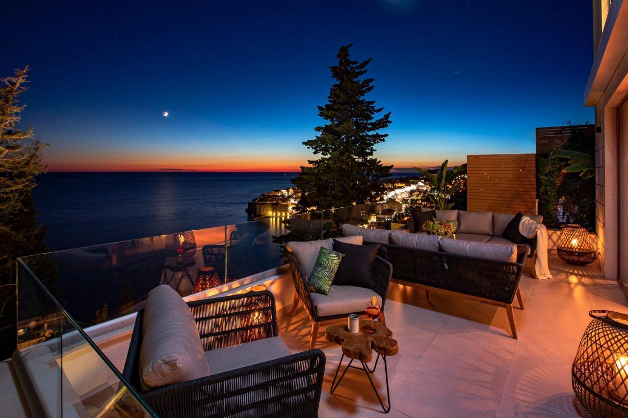 Villa T Dubrovnik - Wellness And Spa Luxury Villa With Spectacular Old Town View エクステリア 写真