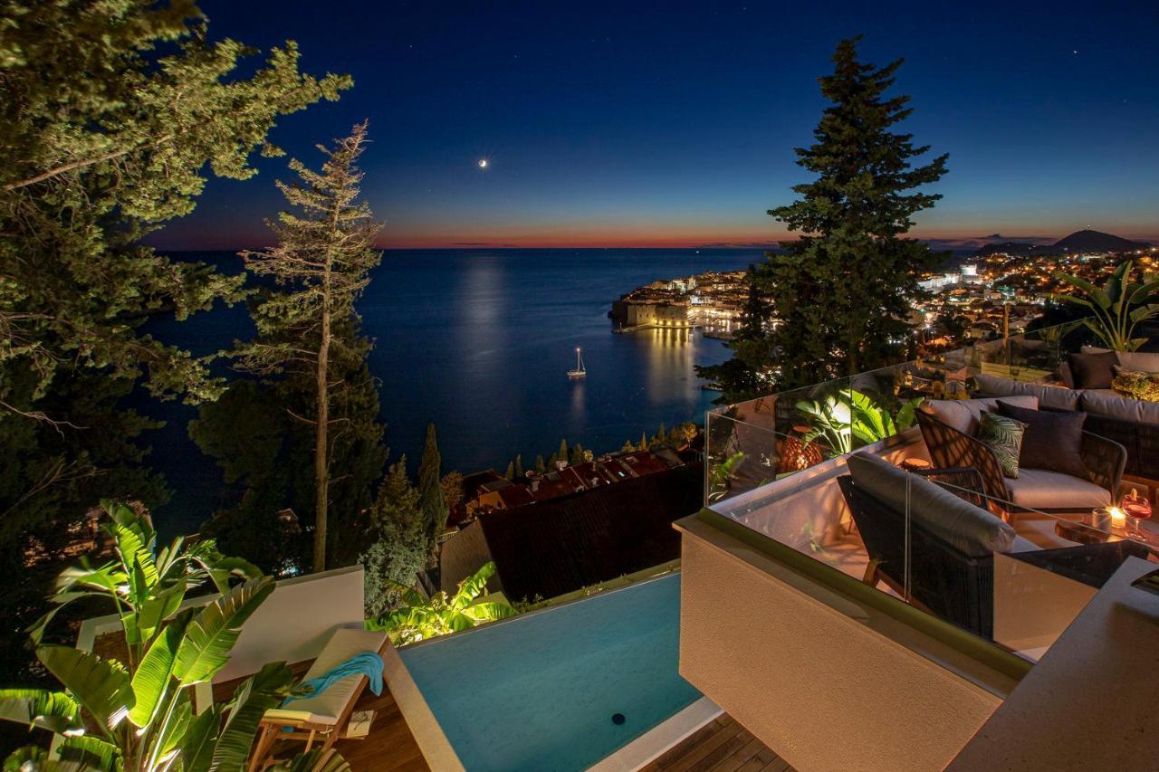 Villa T Dubrovnik - Wellness And Spa Luxury Villa With Spectacular Old Town View エクステリア 写真